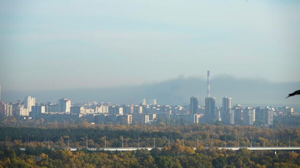 Дым в Киеве. 18 октября 2022
