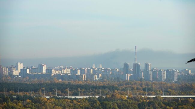 Дым в городе