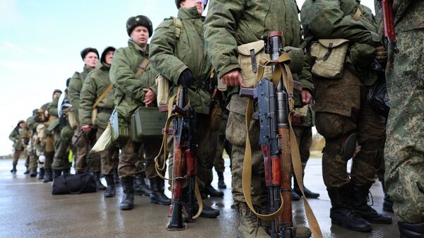 Отправка мобилизованных военнослужащих, прошедших полный цикл обучения, на Украину