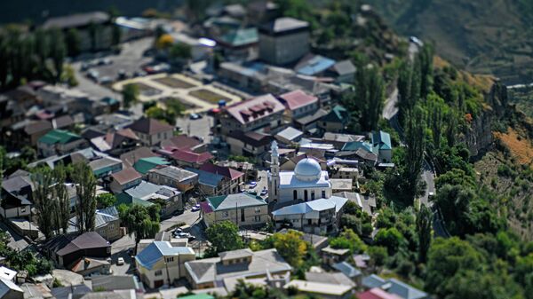 Село Гуниб в административном центре Гунибского района Дагестана