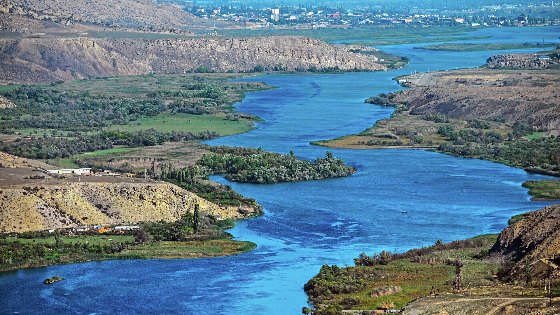Русло реки Сулак в Дагестане - РИА Новости, 1920, 03.05.2024