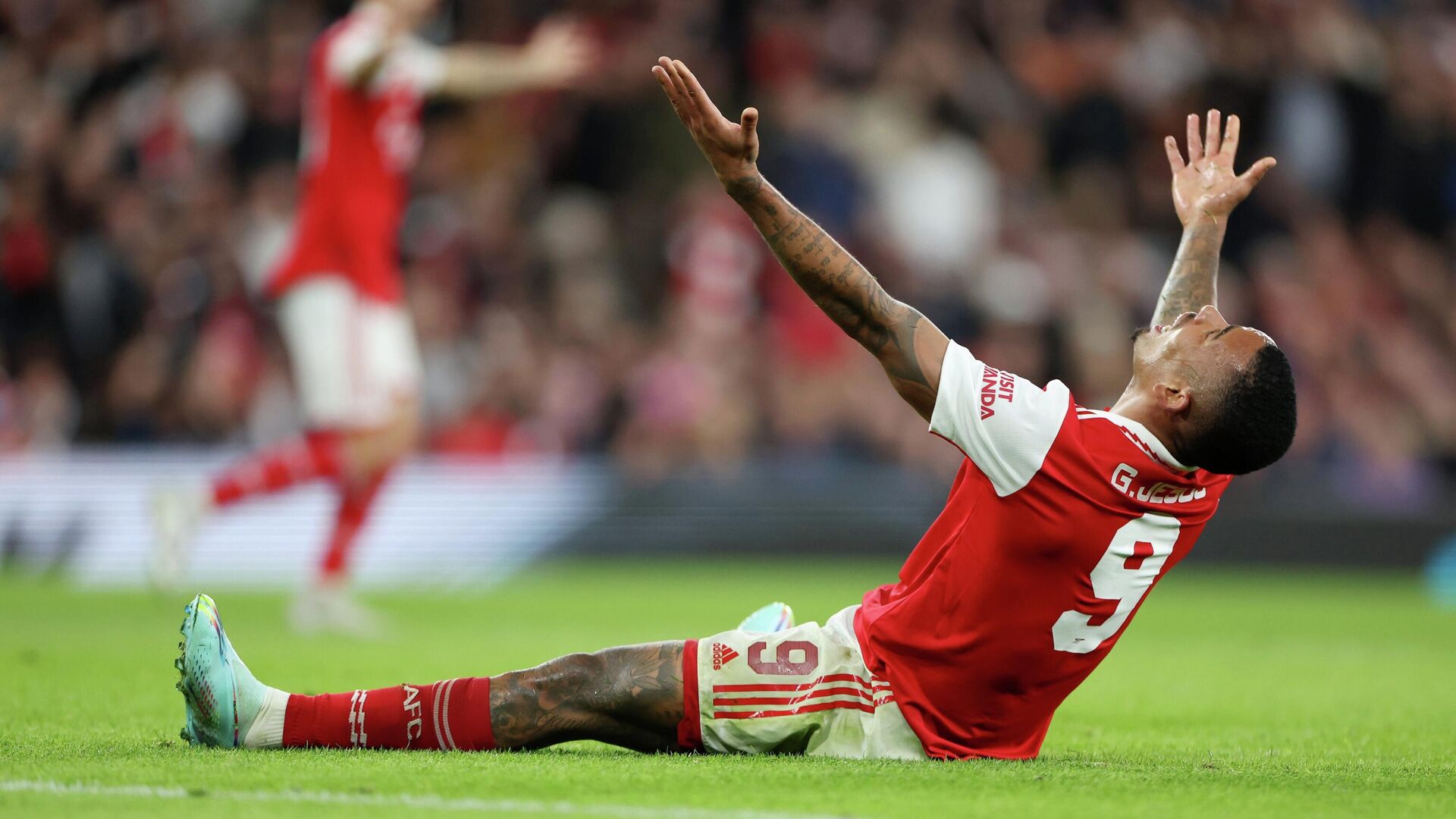 Нападающий Арсенала Габриэль Жезус - РИА Новости, 1920, 06.12.2022