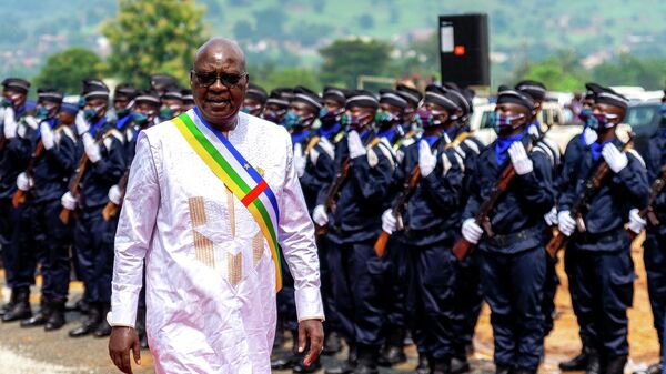 Председатель парламента Центральноафриканской Республики Симплис Саранджи 