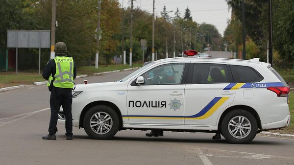 Сотрудники полиции Украины