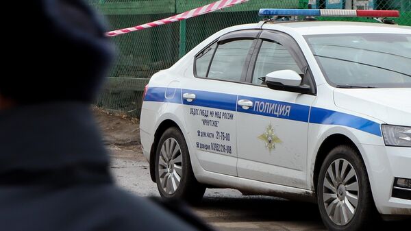 Автомобиль полиции в Иркутске. Архивное фото