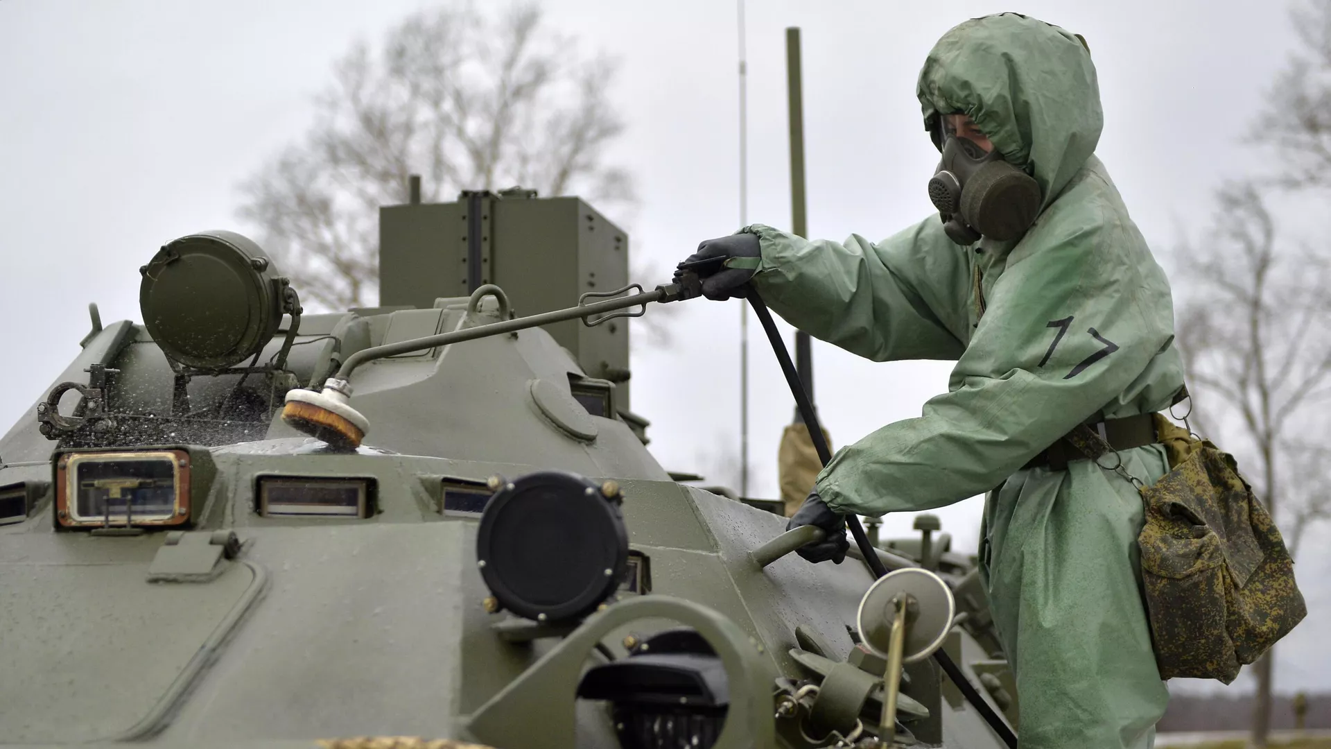 Военнослужащий войск радиационной, химической и биологической защиты России - РИА Новости, 1920, 06.02.2023