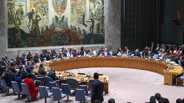 Заседание Совета Безопасности ООН. Архивное фото