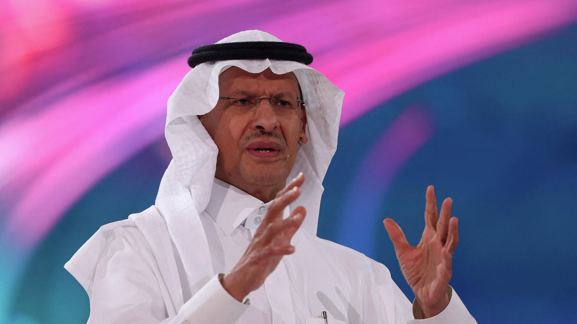 Министр энергетики Саудовской Аравии Абдель Азиз бен Салман выступает на шестом инвестиционном саммите Future Investment Initiative в Эр-Рияде - РИА Новости, 1920, 25.10.2022