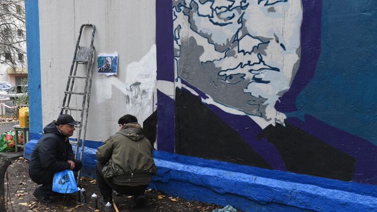 Роспись трансформаторных подстанций граффити