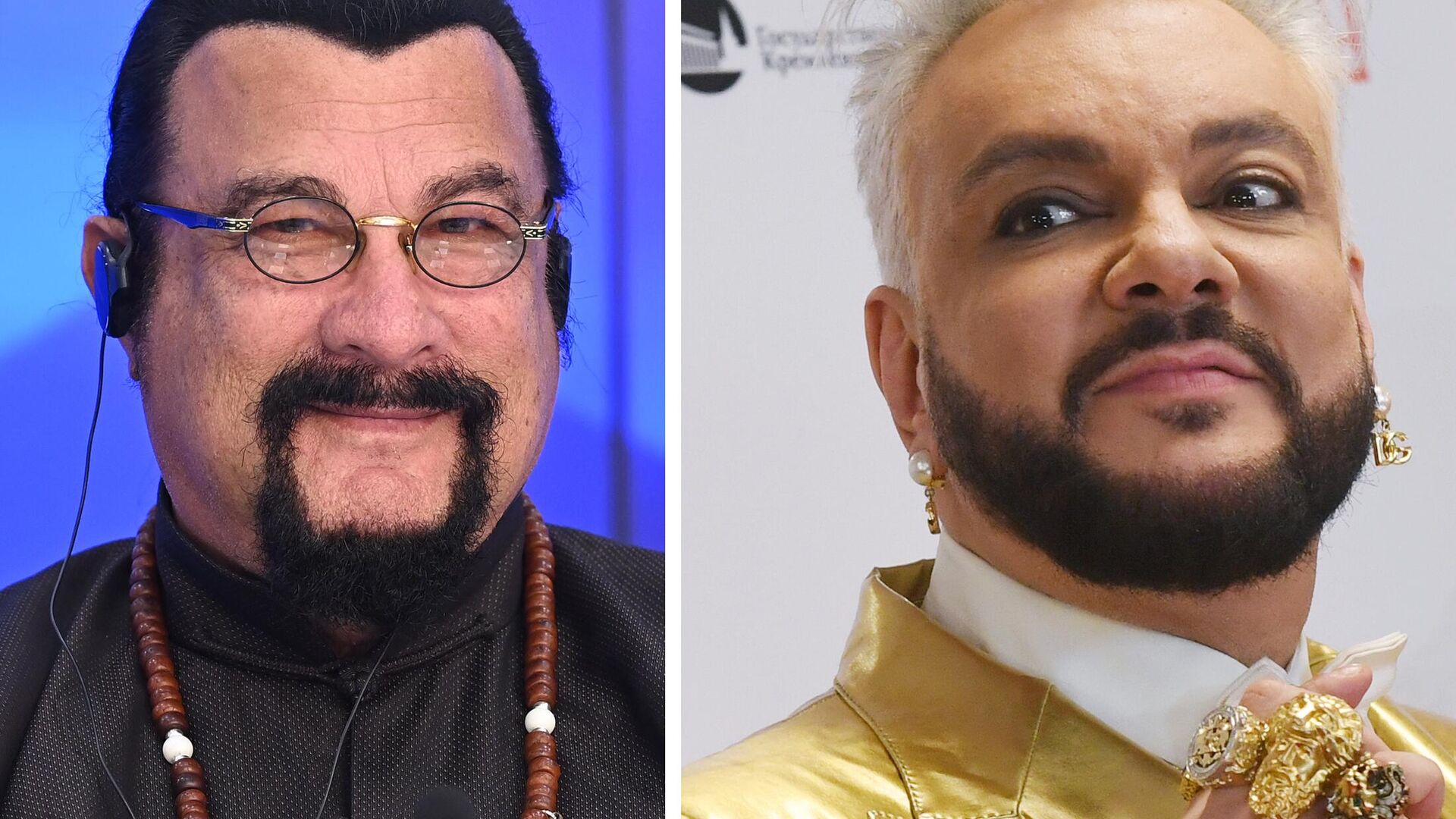 Steven Seagal / Philip Kirkorov - RIA Novosti, 1920, 27.10.2022