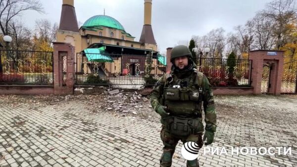 Соборная мечеть Ахать-Джами в Куйбышевском районе Донецка попала под артиллерийский обстрел со стороны украинских войск