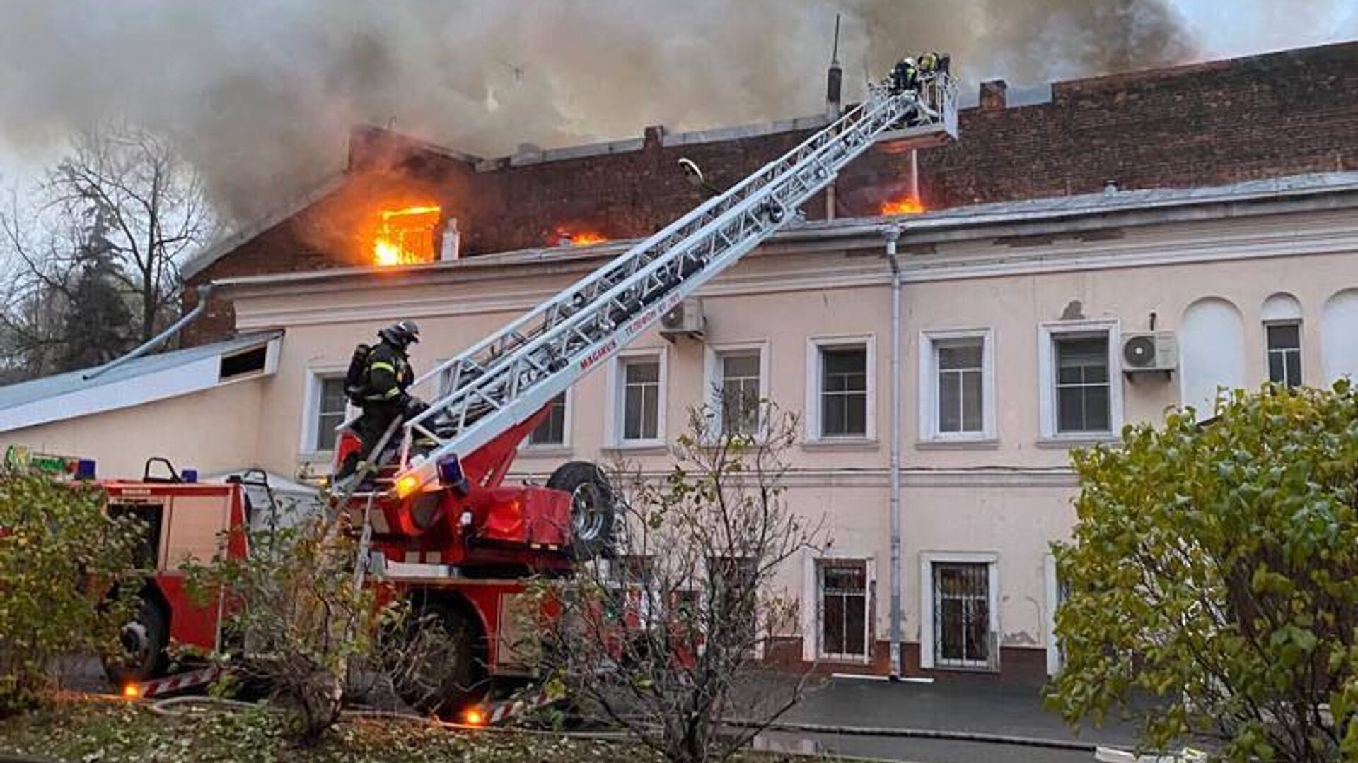 В каком районе был пожар