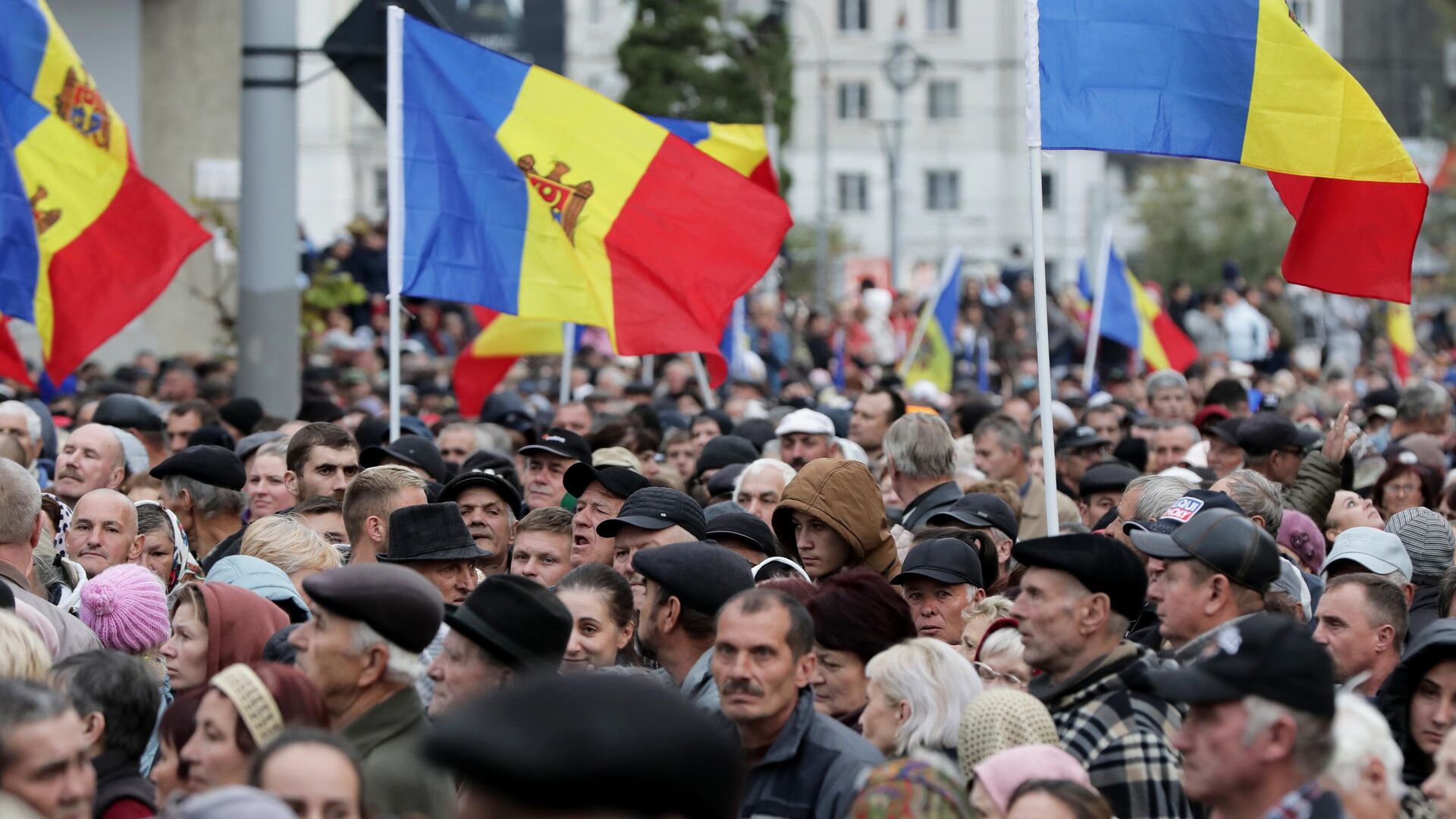 Участники акции протеста оппозиции в Кишиневе - РИА Новости, 1920, 22.02.2023
