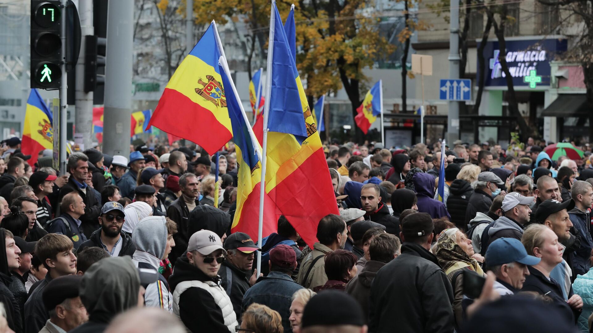 Акция протеста оппозиции в Молдове - РИА Новости, 1920, 21.01.2023