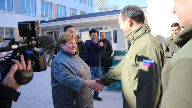 Поездка Айсена Николаева в  подшефный город Кировское