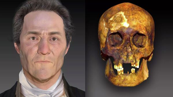 Реконструкция лица человека, который, как полагают, был вампиром в 19 веке
