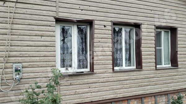 Последствия обстрела села Гуево в Курской области