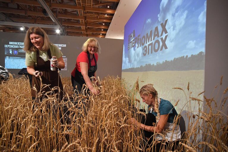 Предпоказ выставки ко Дню народного единства Украина. На переломах эпох в Манеже Предпоказ выставки ко Дню народного единства Украина. На переломах эпох в Манеже