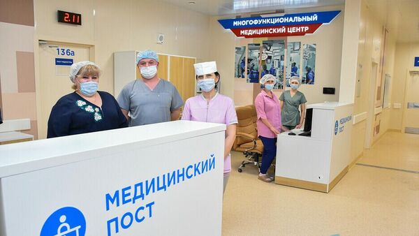 Медцентр, построенный специалистами Минобороны России в Луганске, принял первых пациентов