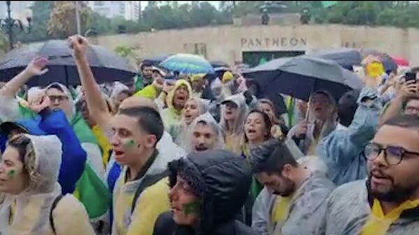 Бразильцы митингуют против прихода к власти да Сильвы