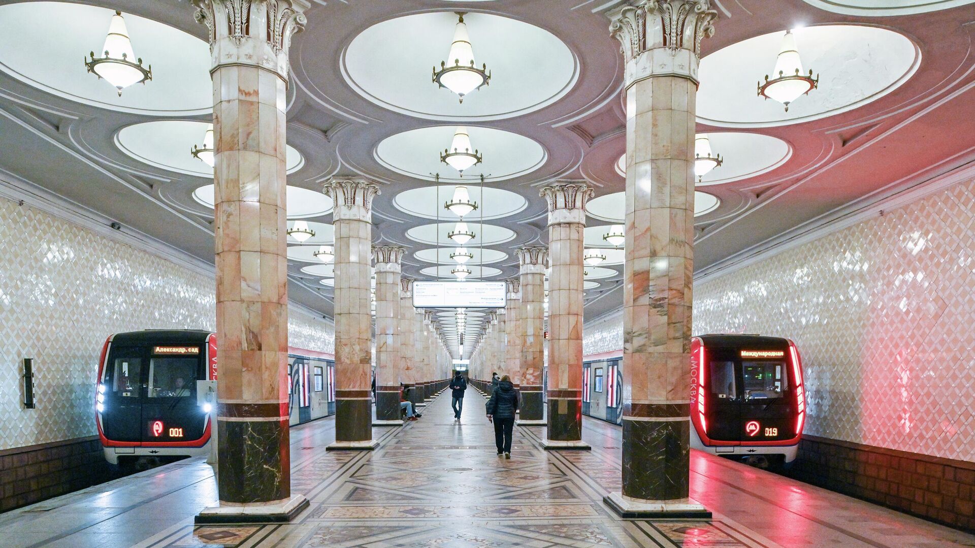 Станция Киевская Филевской линии метро в Москве - РИА Новости, 1920, 04.01.2023