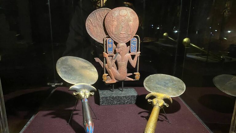 Экспонат выставки Сокровища гробницы Тутанхамона