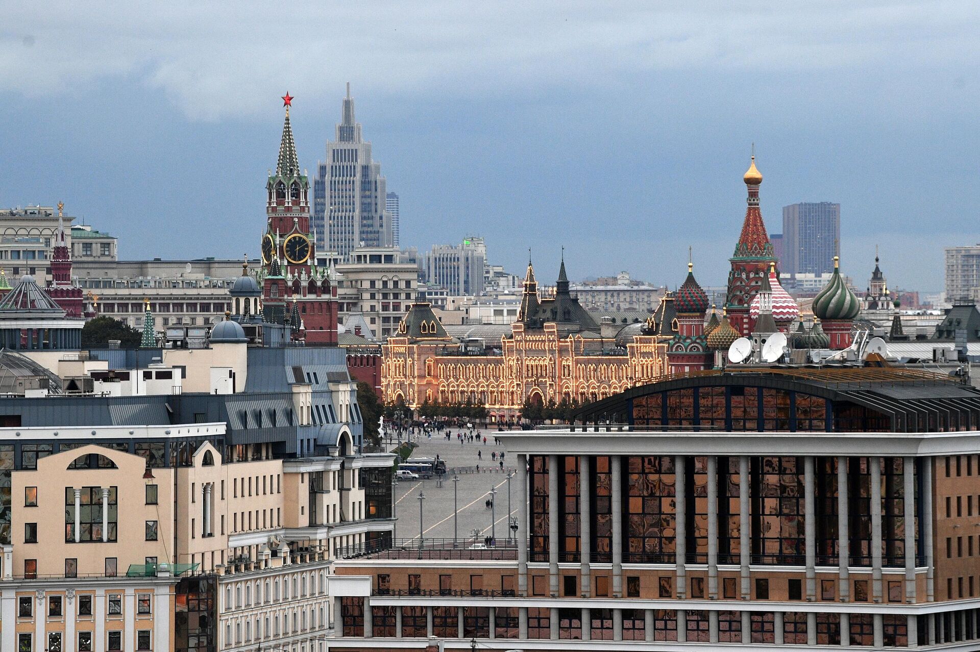 Вид на Красную Площадь в Москве Вид на Красную Площадь в Москве