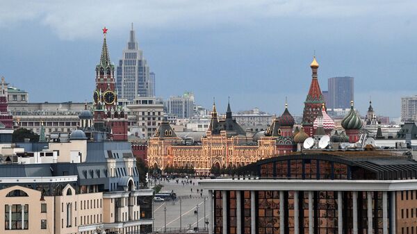 Вид на Красную Площадь в Москве