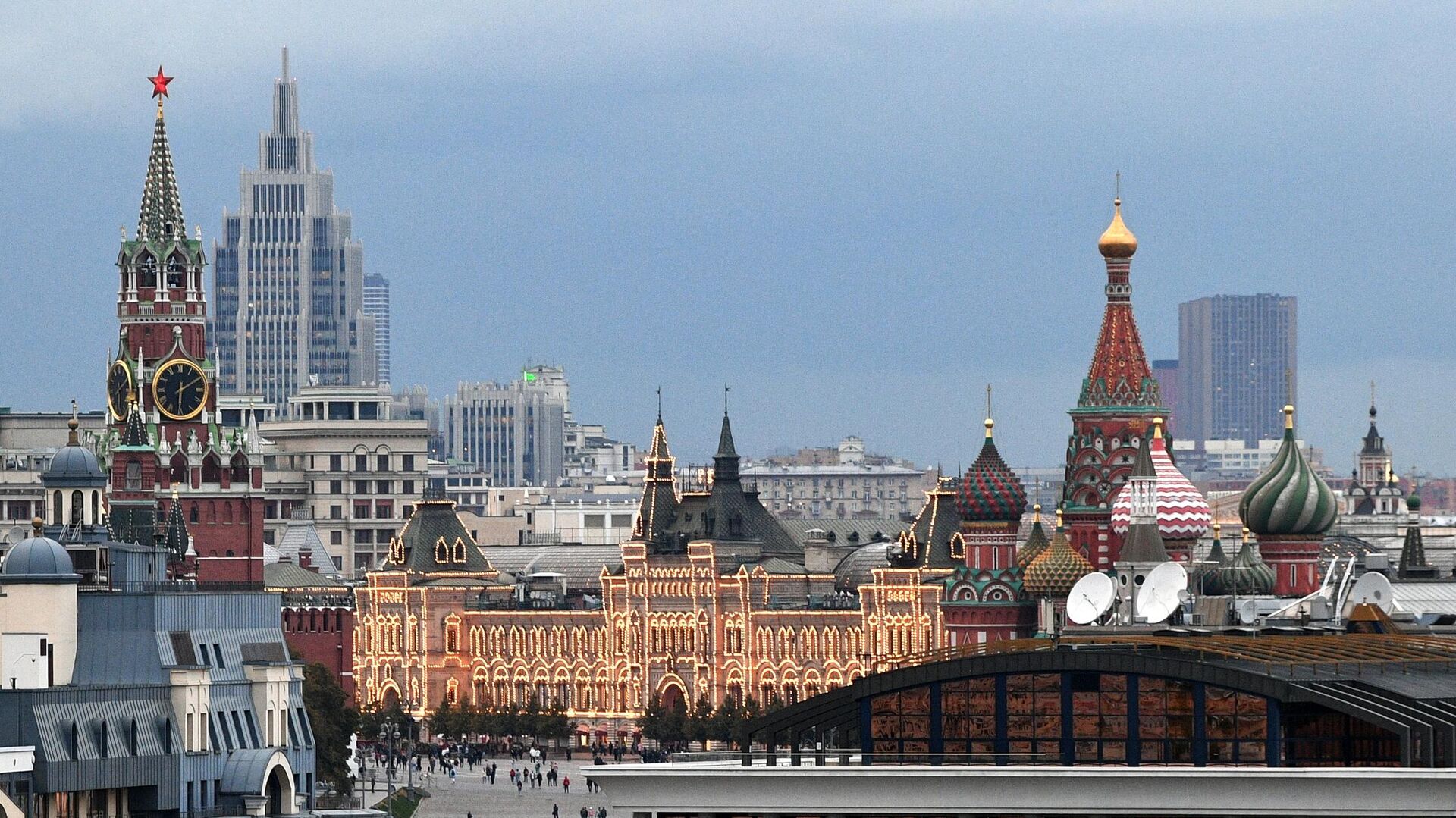 Вид на Красную Площадь в Москве - РИА Новости, 1920, 09.02.2023