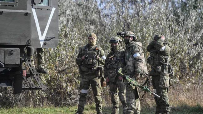 Военнослужащие России в Херсонской области