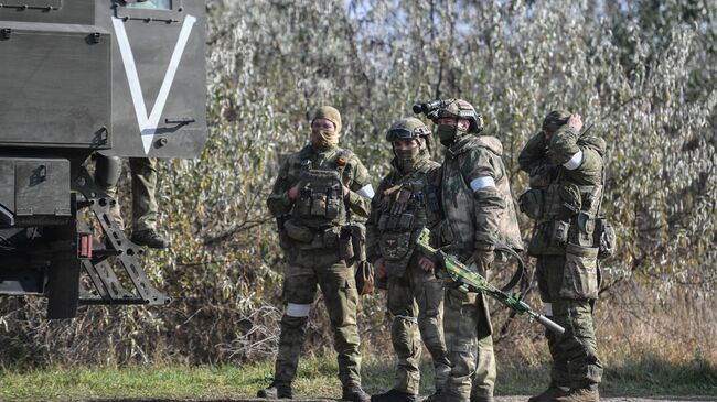 Военнослужащие в Херсонской области