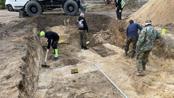 В Польше при строительстве виадука нашли братскую могилу советских солдат