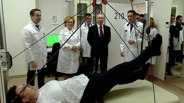 Путин в Федеральном центре мозга и нейротехнологий