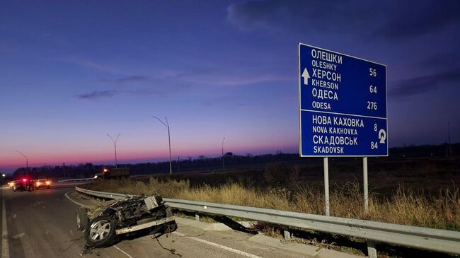 На месте ДТП, в котором погиб Кирилл Стремоусов