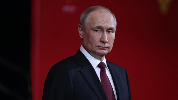 Владимир Путин на торжественном мероприятии, посвященном 75-летию ФМБА 