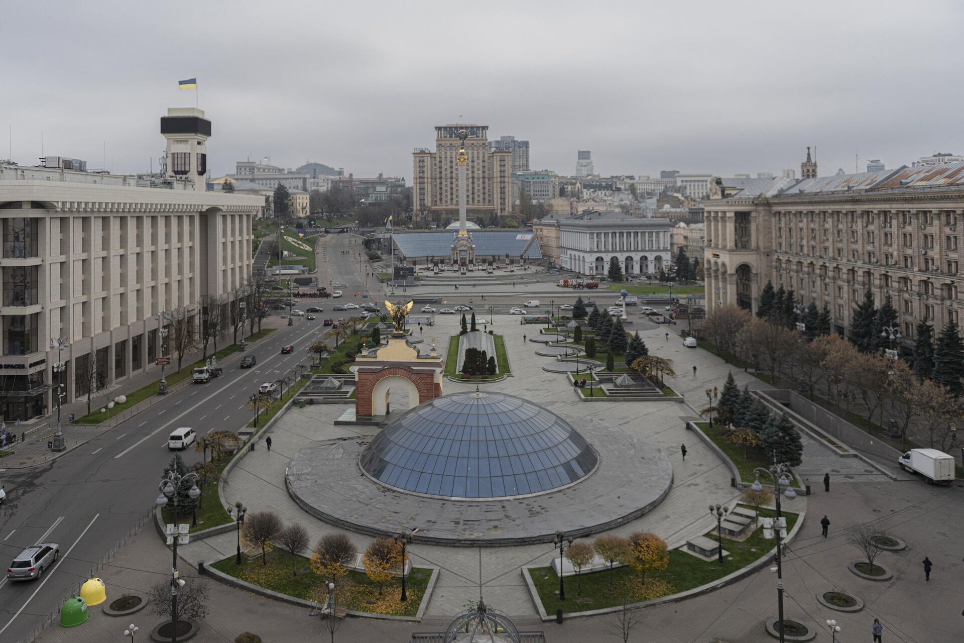 Площадь Независимости в Киеве - РИА Новости, 1920, 10.11.2022
