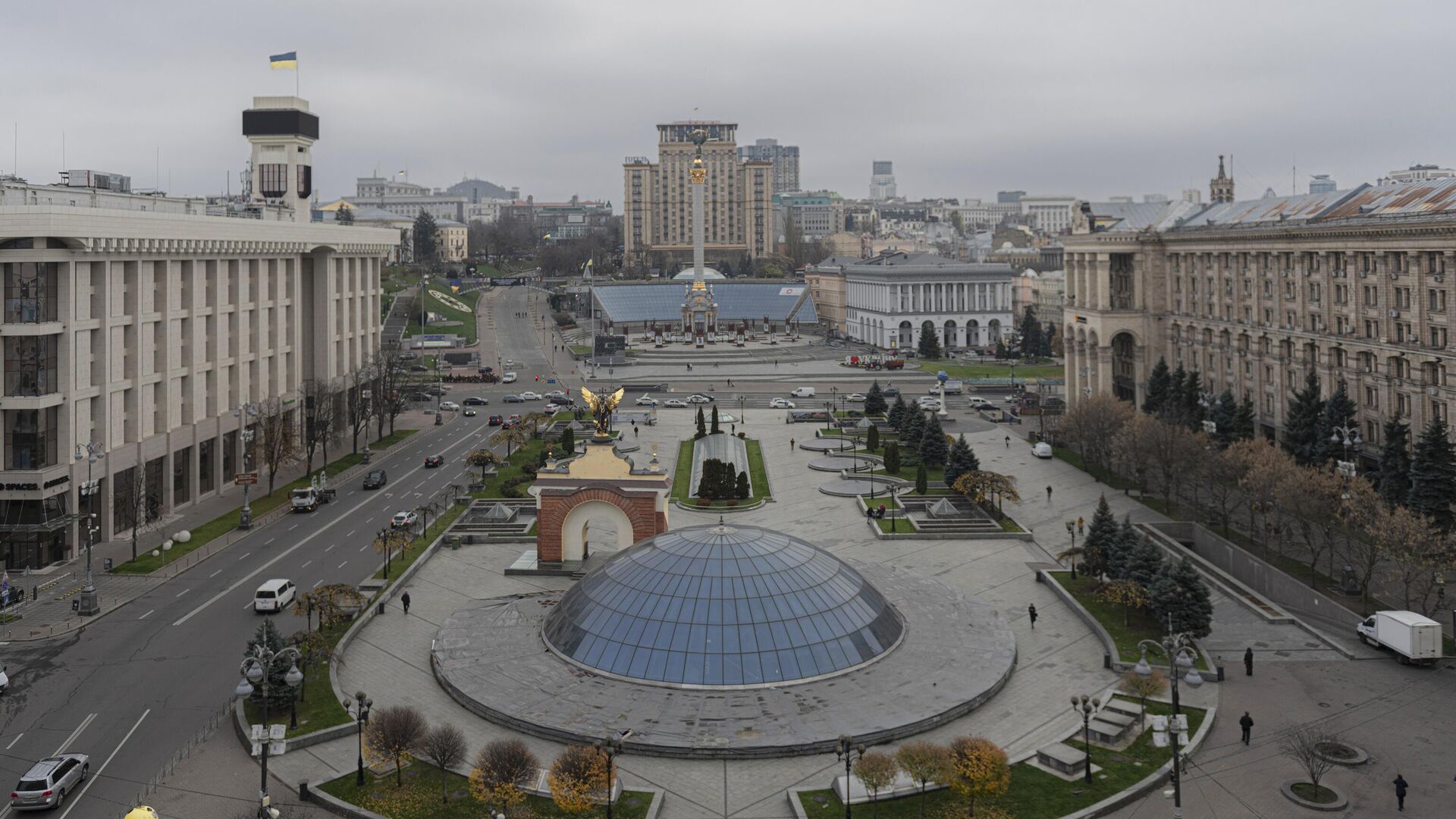 Площадь Независимости в Киеве - РИА Новости, 1920, 04.01.2023