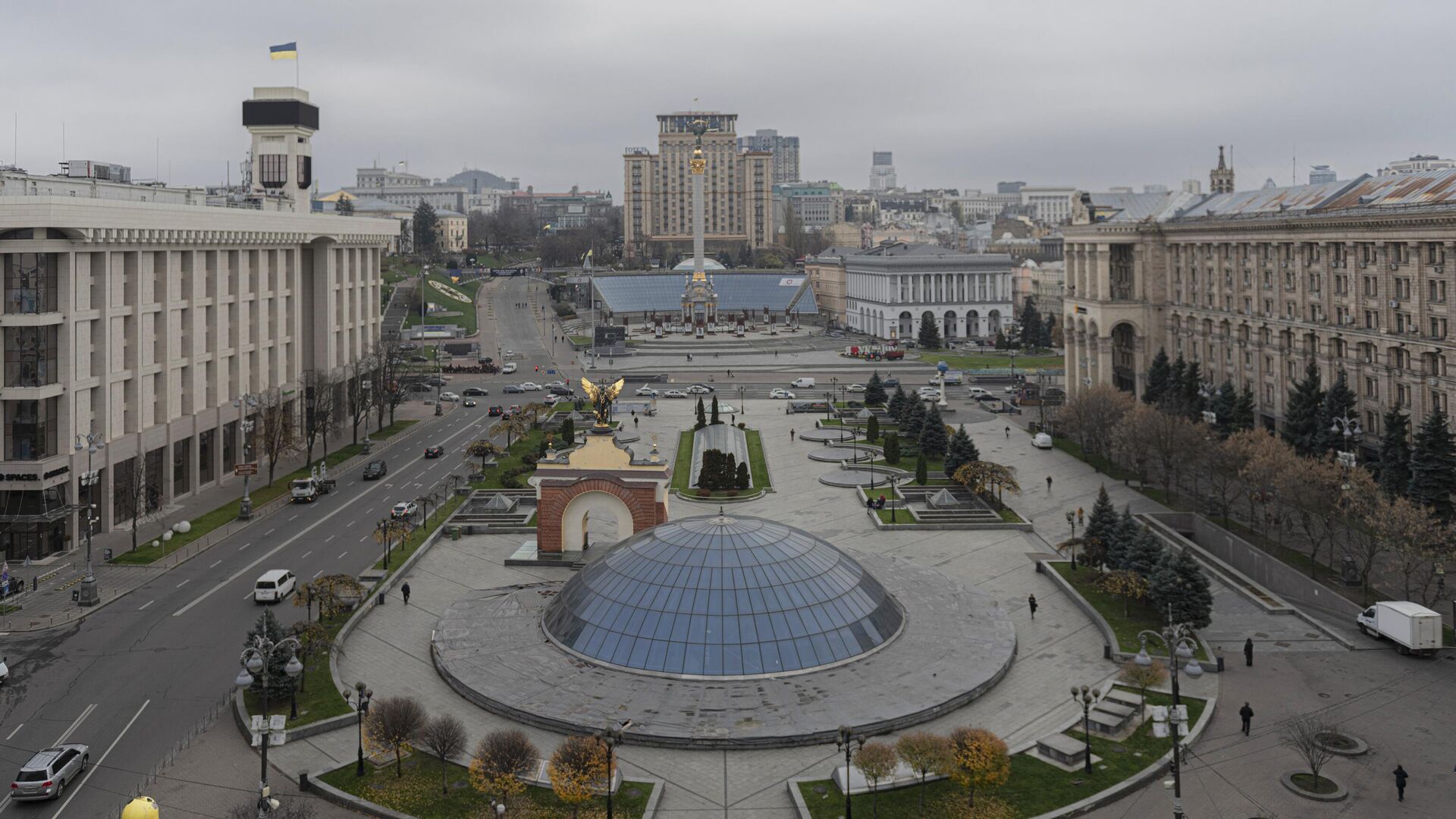 Площадь Независимости в Киеве - РИА Новости, 1920, 12.11.2022