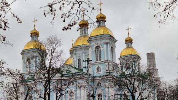 Санкт-Петербург. Вид на Никольский Морской собор