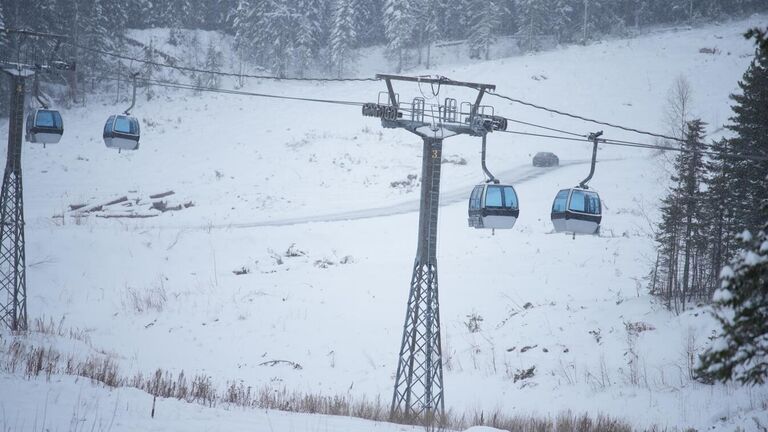 Сергей Цивилев дал старт работе удаленного багажного терминала в СТК Шерегеш