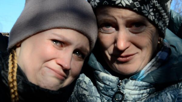 Освобожденные из плена украинские женщины-военнослужащие