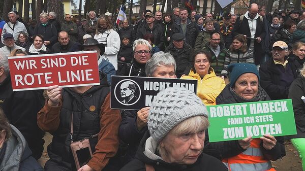Демонстрации в Германии с требованием открыть Северный поток — 2