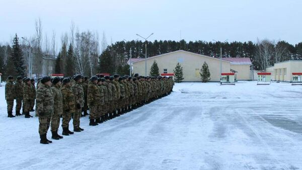 Батальон имени Салавата Юлаева перед отправкой к месту боевого слаживания