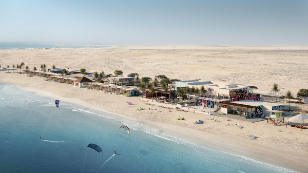 Катар. Курорт для занятий кайт-серфингом Fuwairit Kite Beach