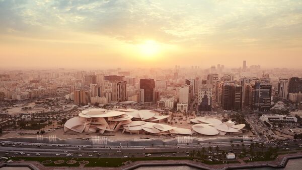 Вид на город Доха, Катар