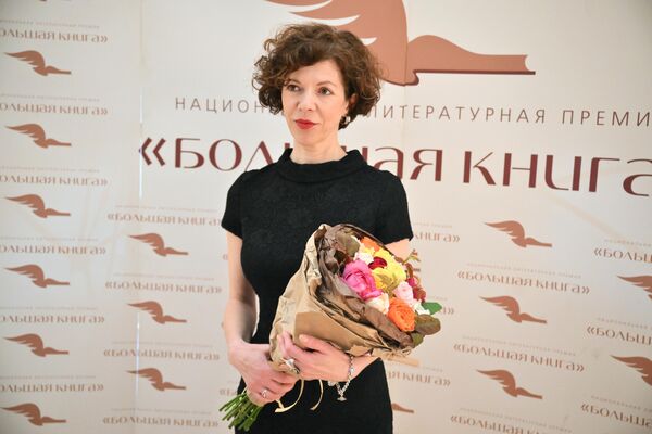 Писатель Анна Матвеева на церемонии объявления финалистов национальной литературной премии Большая книга