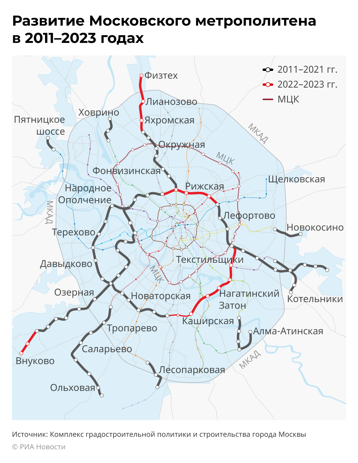 Опубликована новая карта развития метро и МЦД до 2030 года - Москва 24, 13.12.20