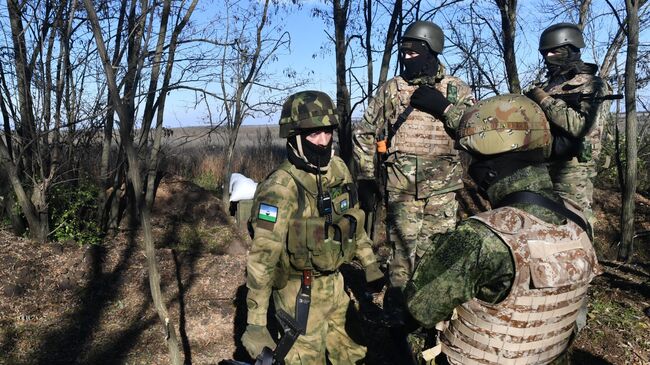 Военнослужащие ЮВО на позициях на Запорожском направлении