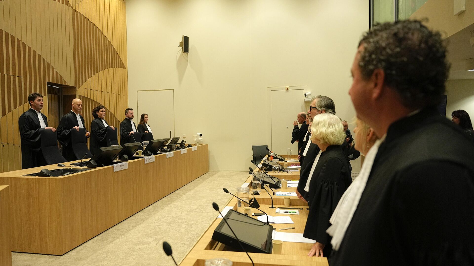 Заседание Гаагского суда, на котором вынесено решение по делу о крушении рейса MH17 Malaysia Airlines - РИА Новости, 1920, 01.12.2022