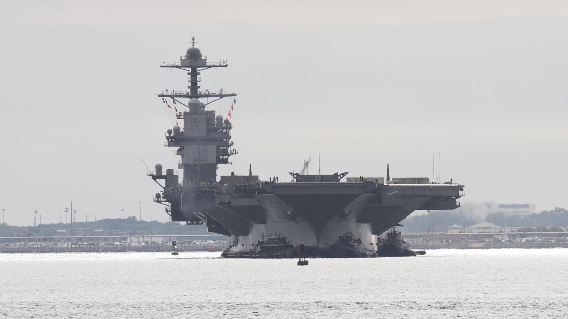 Авианосец ВМС США USS Gerald R. Ford - РИА Новости, 1920, 18.11.2022